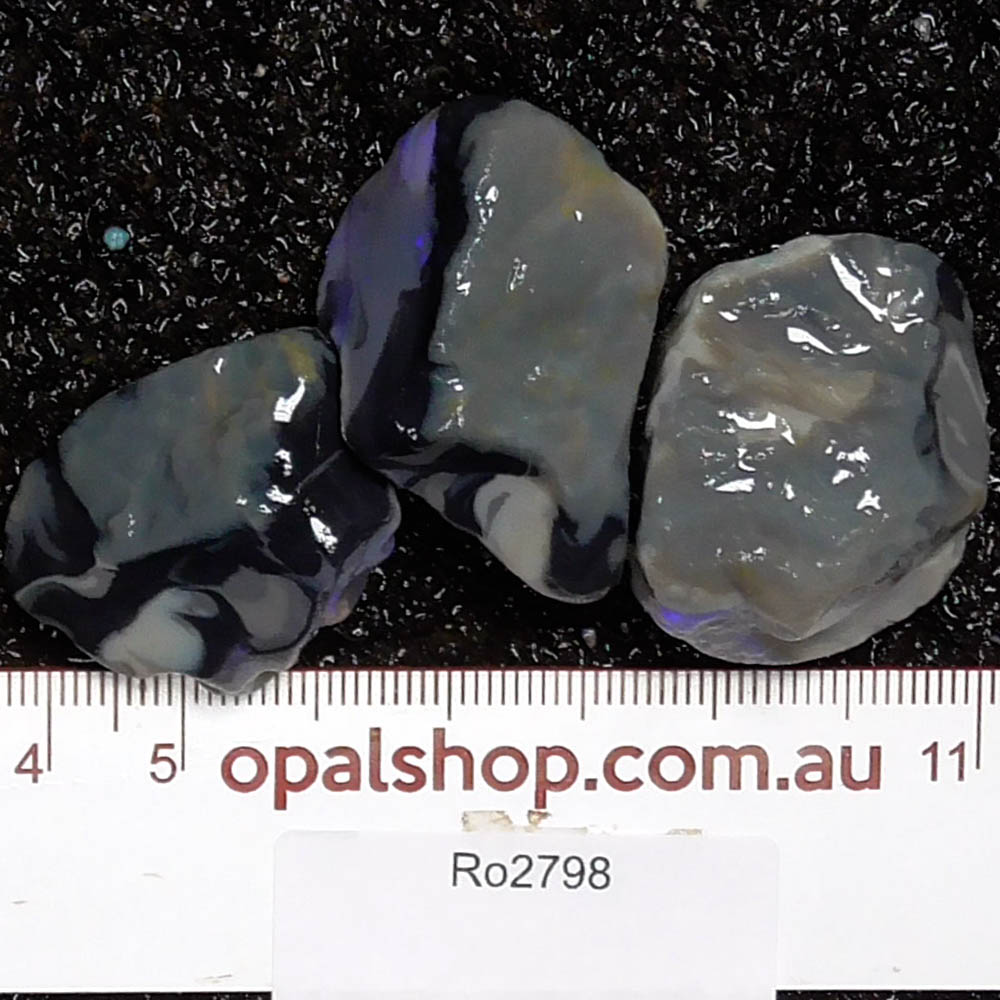 Seam opal from Lightning Ridge Black Opal Country, Opal Rough Parcel- Ro2798